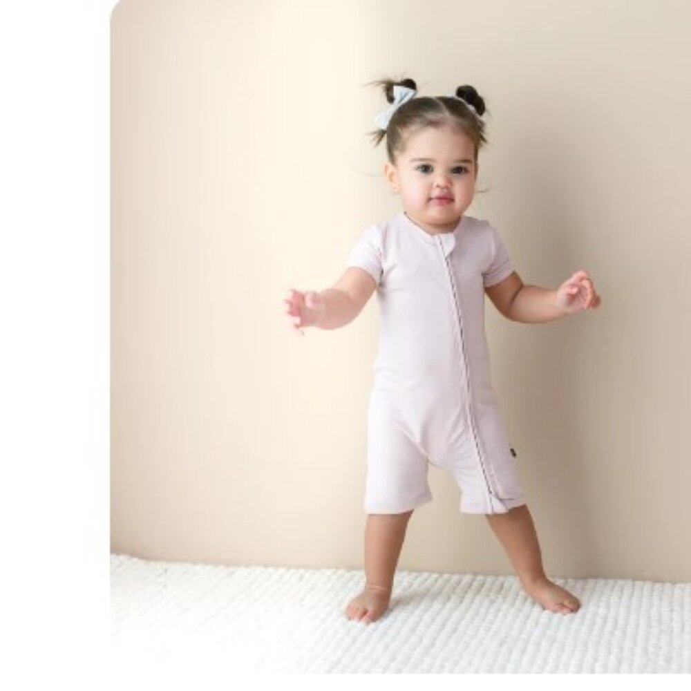 Zippered Sleeveless Romper in Butter by Kyte 3T